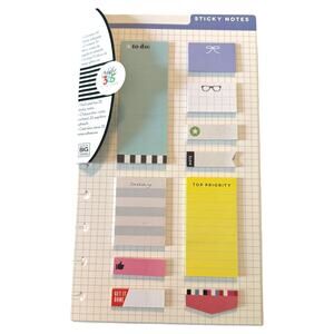 The Happy Planner Assortment Of 10 Sticky Notepads 200 Sheets Total